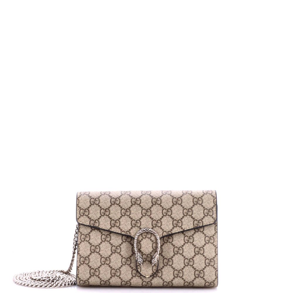 Gucci Dionysus Chain Wallet Gg Coated #333733G15B